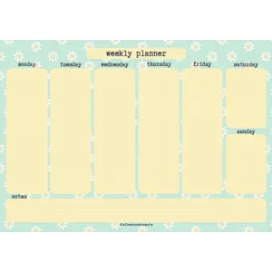 Weekly planner - 2 designs