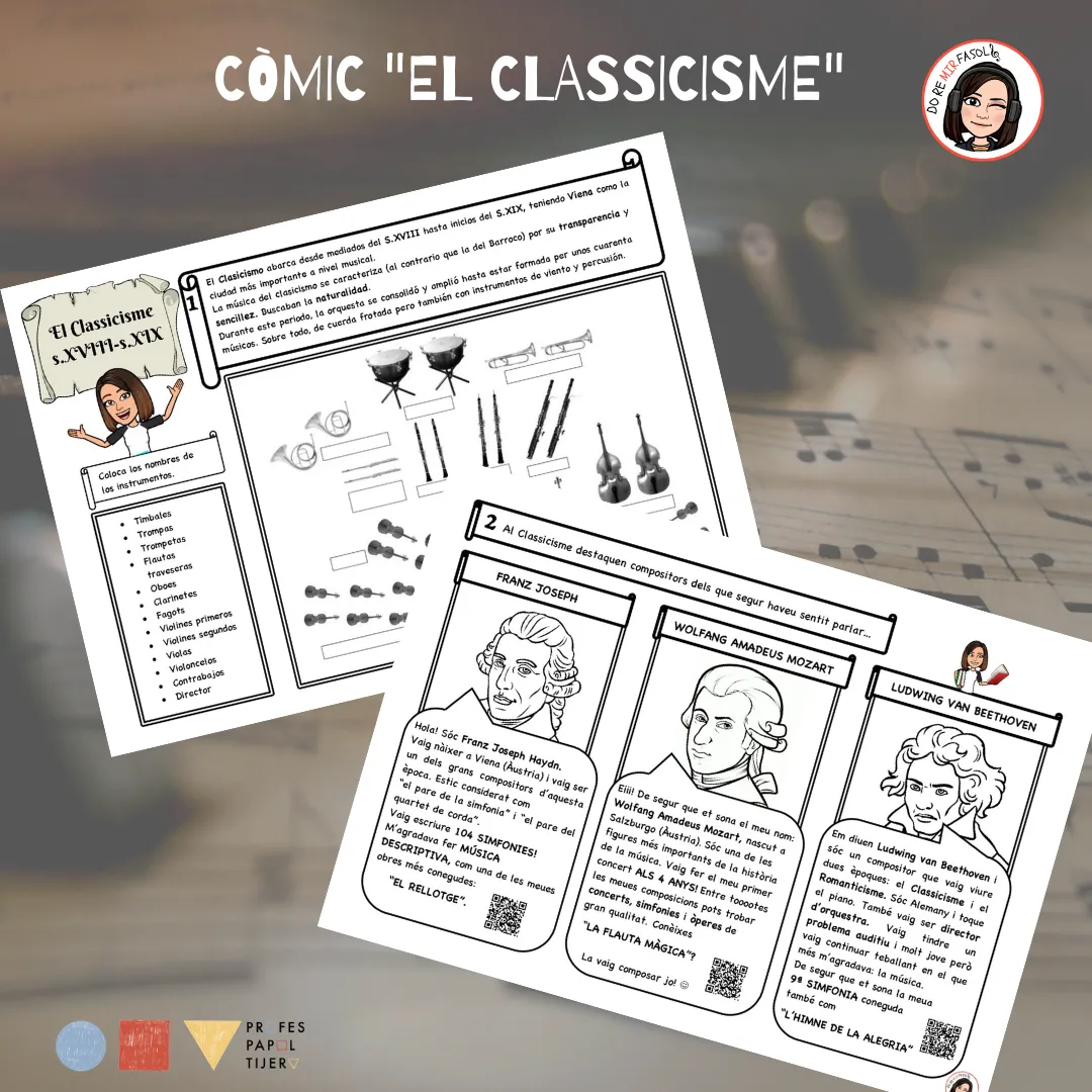 CÒMIC "EL CLASSICISME"