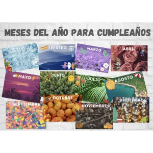 Calendario para colgar los cumpleaños.