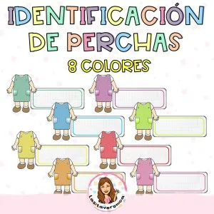 Identificación de perchas y elementos personales / Identification of personal objects