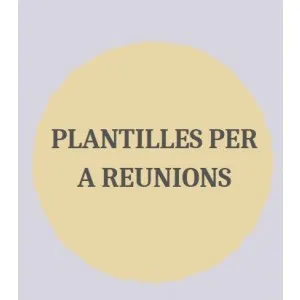 Plantilla per a reunions