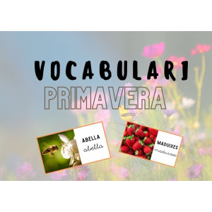 VOCABULARI PRIMAVERA