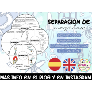 ENG + ESP: SEPARATING MIXTURES / SEPARACIÓN DE MEZCLAS