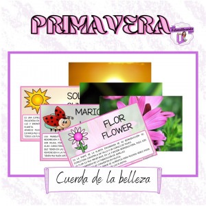 Cuerda de la belleza primavera