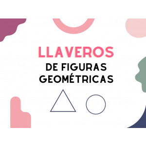 Llaveros - figuras geométricas