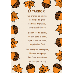 Poema de la tardor