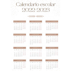 Calendario curso 22-23