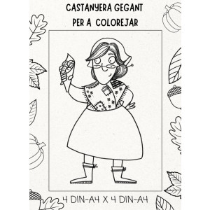 CASTANYERA GEGANT PER A COLOREJAR