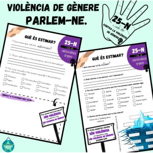 QUÈ ÉS ESTIMAR? NO A LA VIOLÈNCIA DE GÈNERE