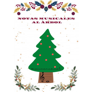 NOTAS MUSICALES AL ÁRBOL