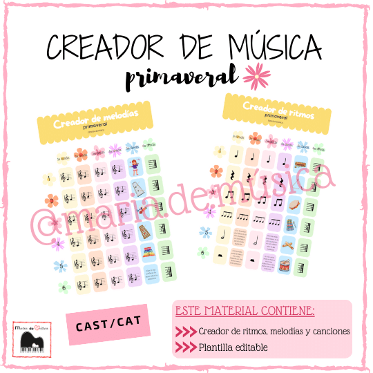 Creador musical primaveral