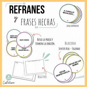 Juego Refranes y Frases hechas_Ciclo superior