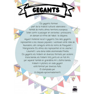 GEGANTS PER A COLOREJAR