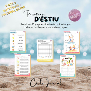 Pack Passatemps d'estiu- 63 pàgines d'activitats