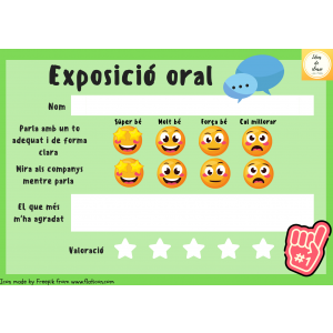 Feedback exposició oral