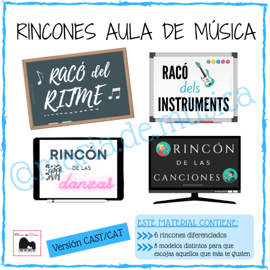 Rincones/racons a l'aula de música