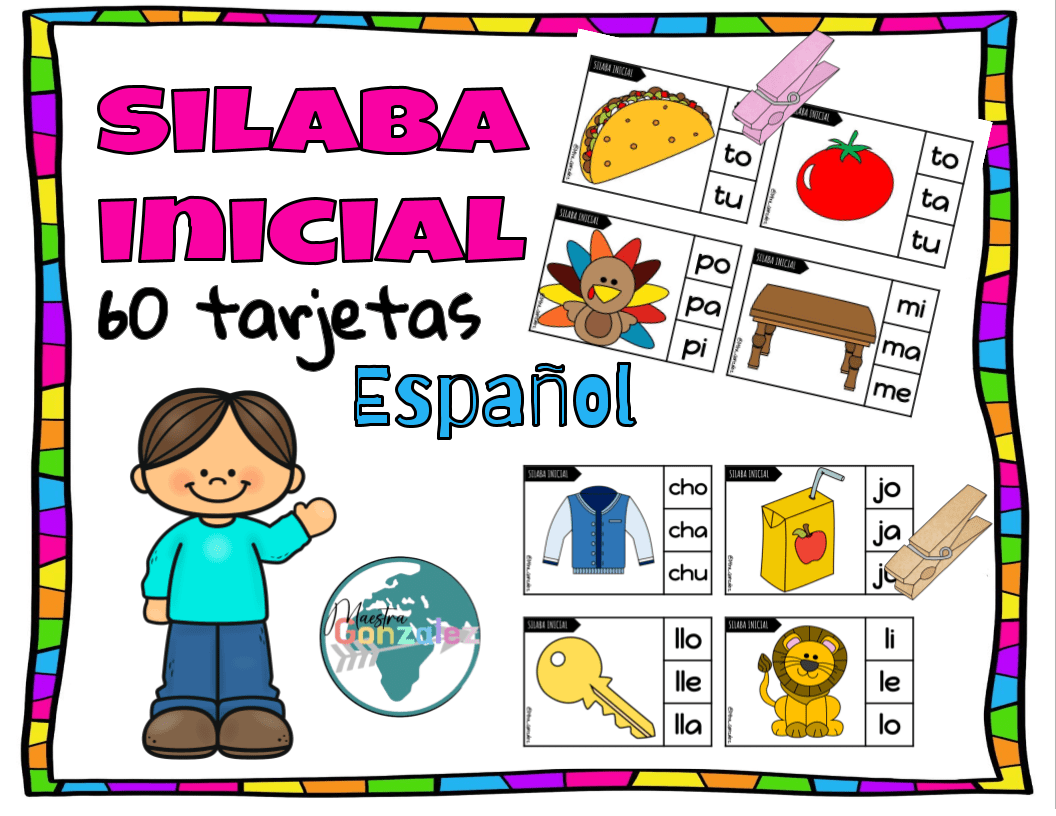 TARJETAS SILABAS INICIALES