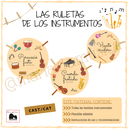 Las ruletas de los instrumentos