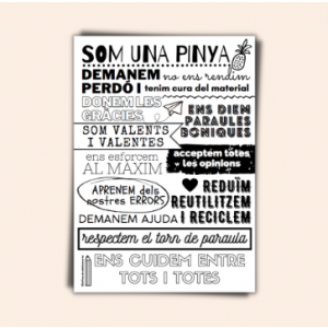 LÀMINA "SOM UNA PINYA"