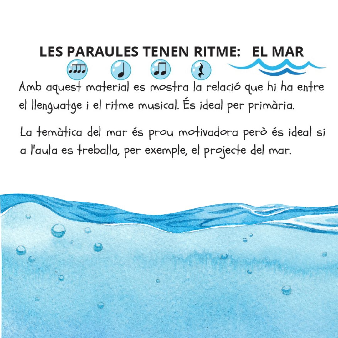 LES PARAULES TENEN RITME: EL MAR