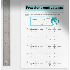 Fraccions equivalents