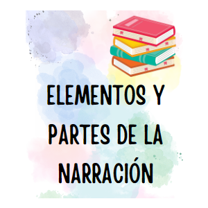 Infografía partes y elementos de la narración