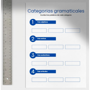 Categorías gramaticales