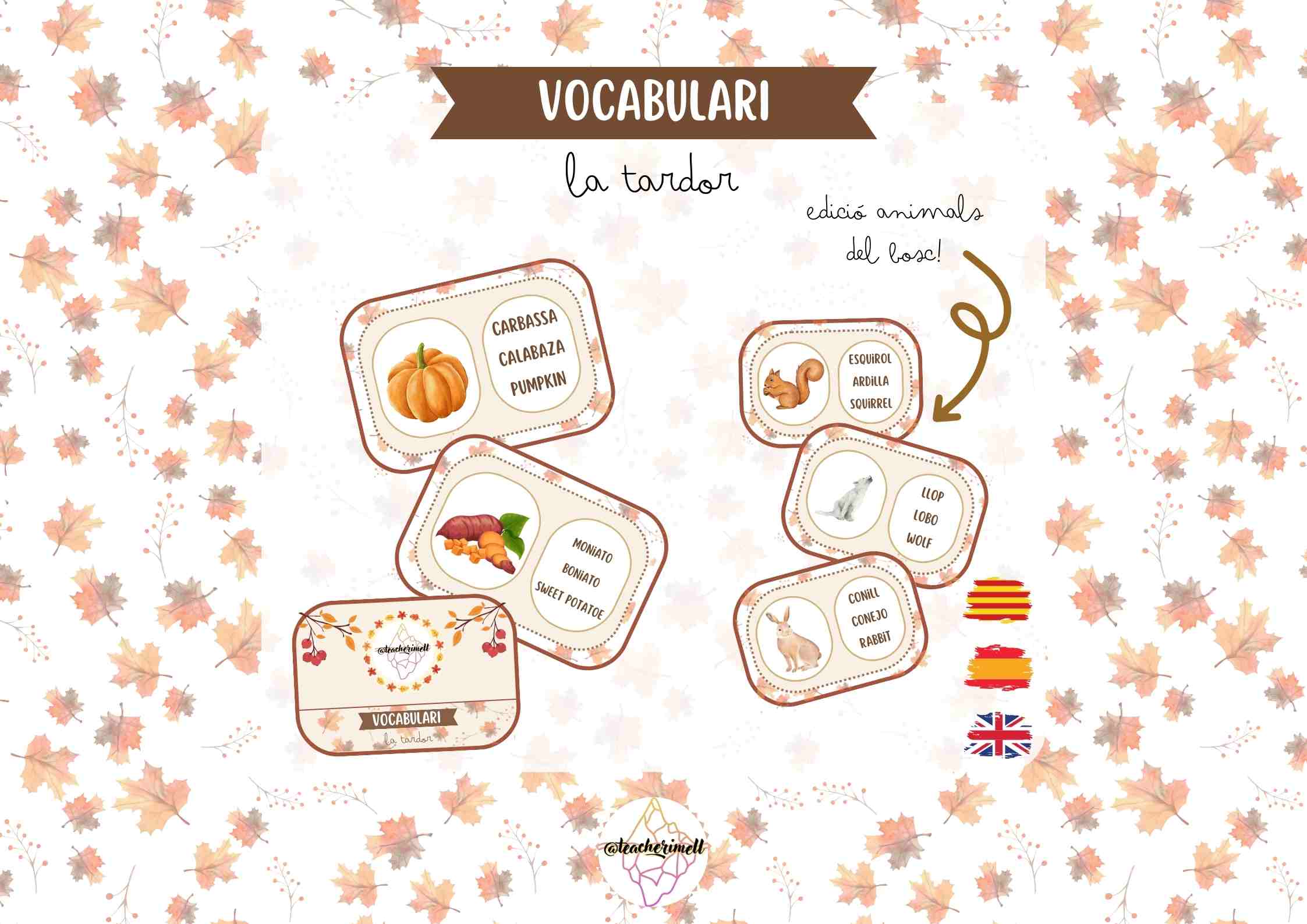 VOCABULARIO otoño