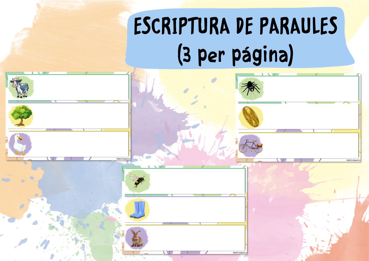 Escriptura de paraules