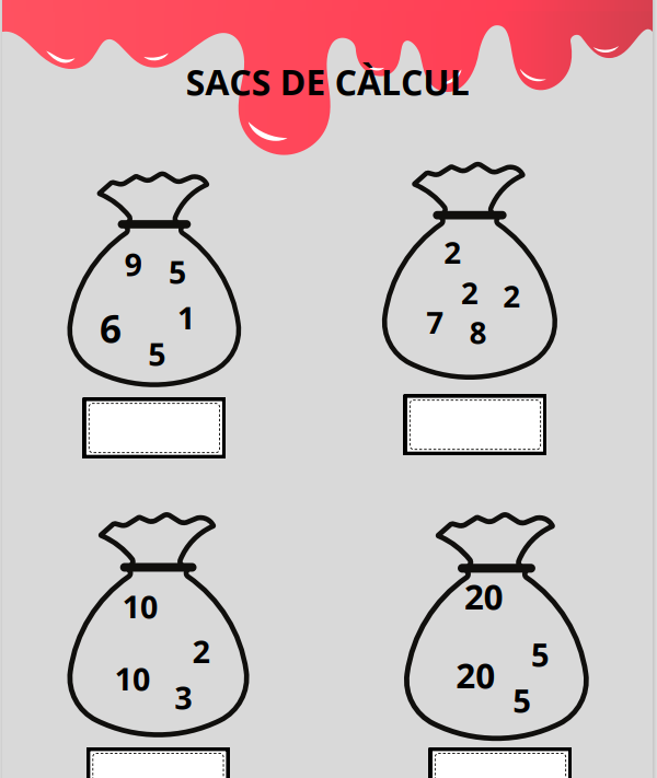 Sacs de càlcul