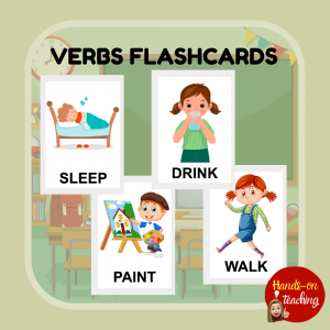 VERB FLASHCARDS