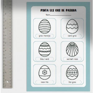 Pinta els ous de Pasqua