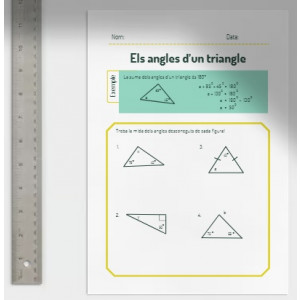 Els angles d'un triangle