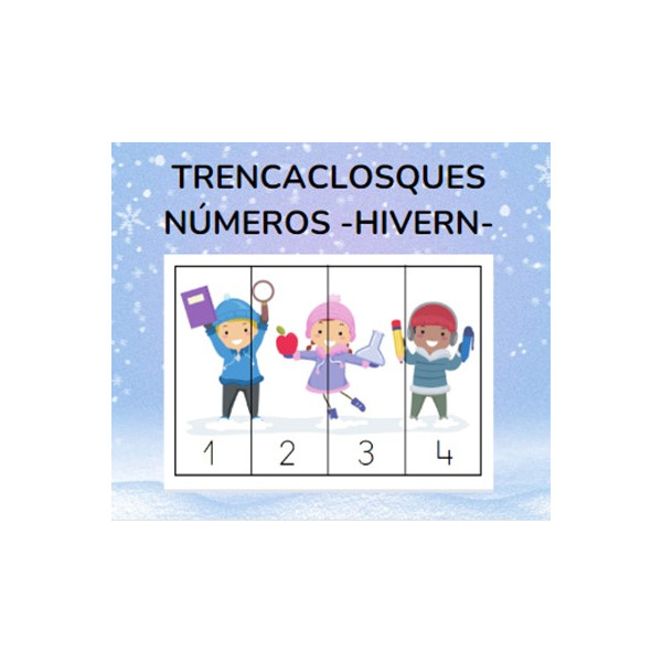 Trencaclosques números HIVERN