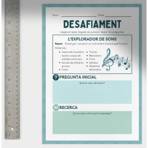 Desafiament STEM: dissenya i crea un instrument musical