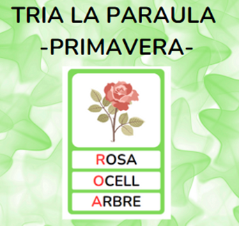 Tria la paraula - PRIMAVERA