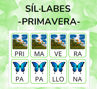 Síl·labes PRIMAVERA