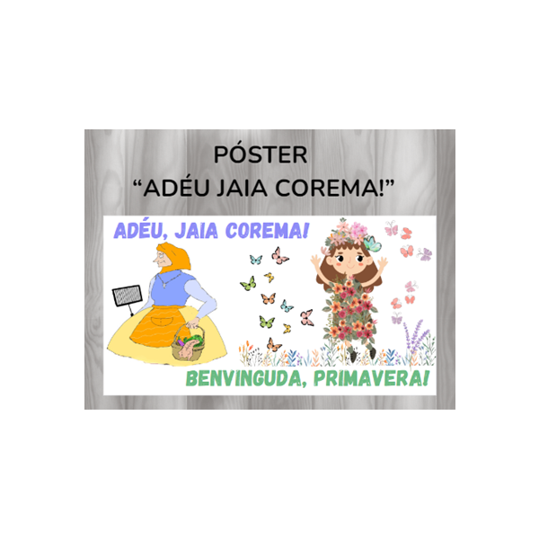 Póster "Adéu Jaia Corema"