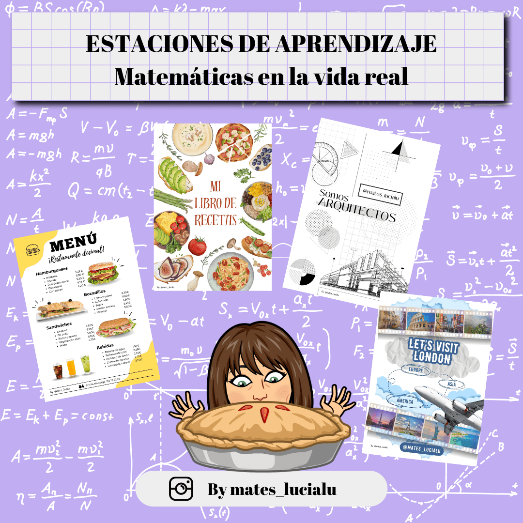 ✈️𝗘𝗦𝗧𝗔𝗖𝗜𝗢𝗡𝗘𝗦 𝗗𝗘 𝗔𝗣𝗥𝗘𝗡𝗗𝗜𝗭𝗔𝗝𝗘. 𝗠𝗔𝗧𝗘𝗠Á𝗧𝗜𝗖𝗔𝗦 𝗘𝗡 𝗟𝗔 𝗩𝗜𝗗𝗔 𝗥𝗘𝗔𝗟🧁