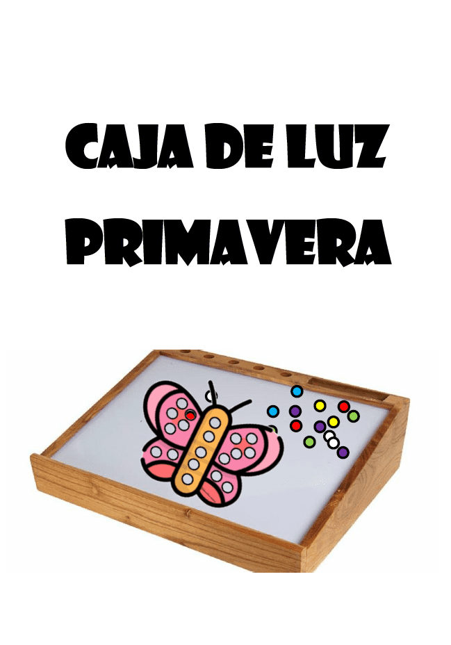 Caja de luz - primavera