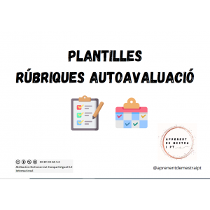 CAT Plantilles rúbriques autoavaluació