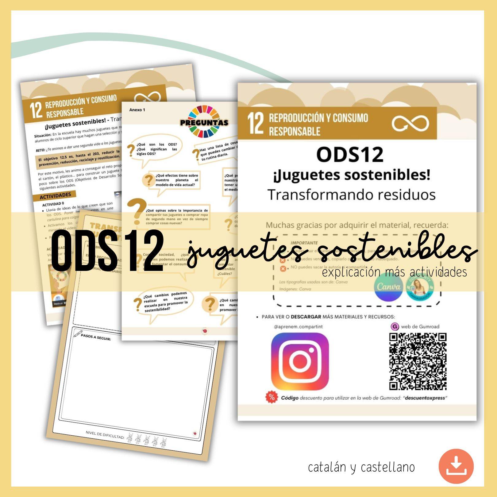 ODS 12_ Propuestas y descargables para el aula_Ciclo superior_CAT/CAST