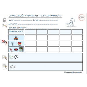 CAT CAST Plantillas rúbricas coevaluación CI-CM (soporte pictogramas)