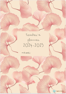 Teacher's Planner Year 2024-2025