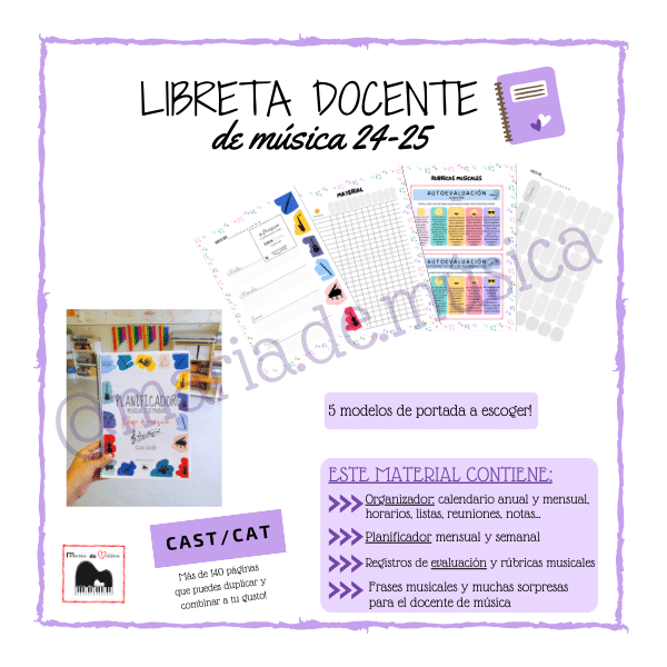Libreta docente música 24-25 ESPAÑOL