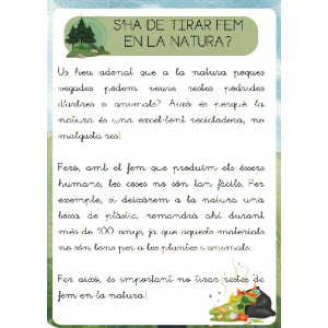 Fitxes de lectura de la naturalesa