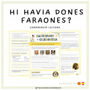 Hi havia dones faraones? - Comprensió lectora