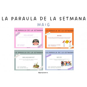 Paraula de la setmana - Maig II