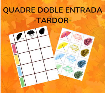 Quadre doble entrada - TARDOR