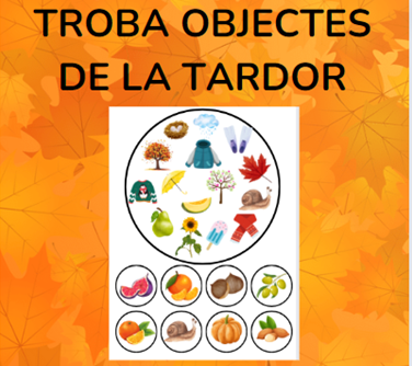 Troba objectes de la TARDOR